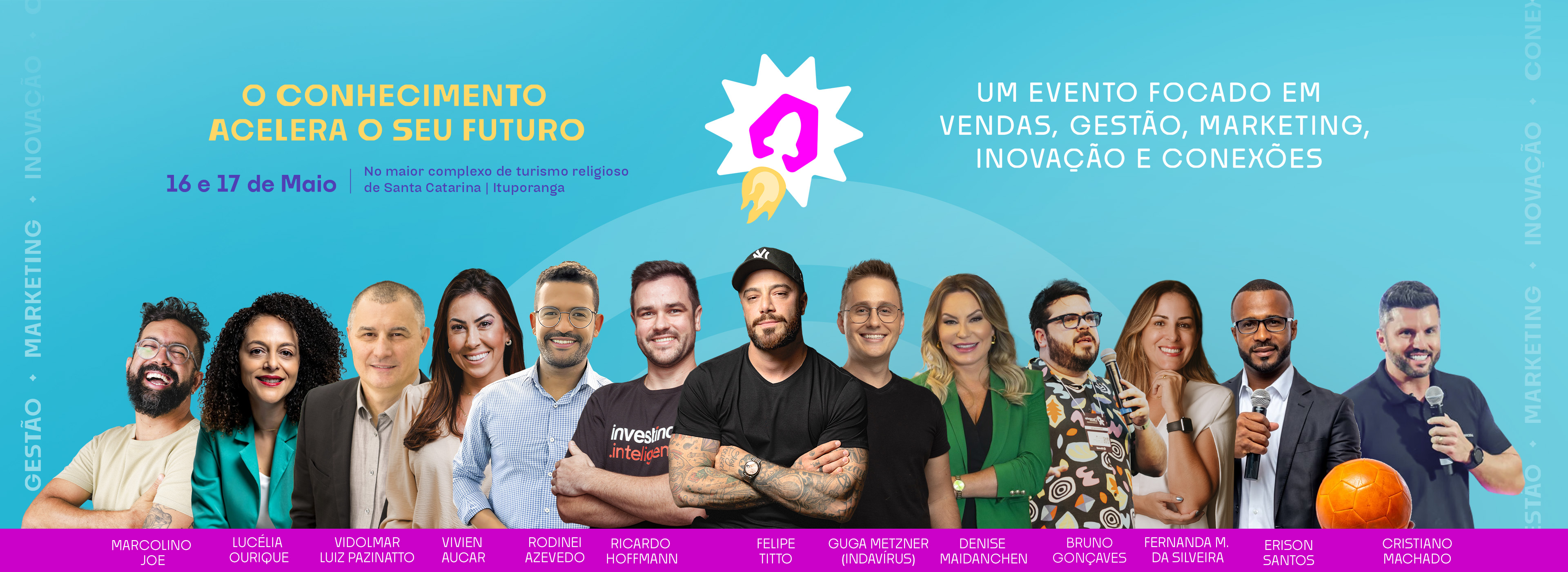 Banner Palestrantes Evento Evento Acelera 2025